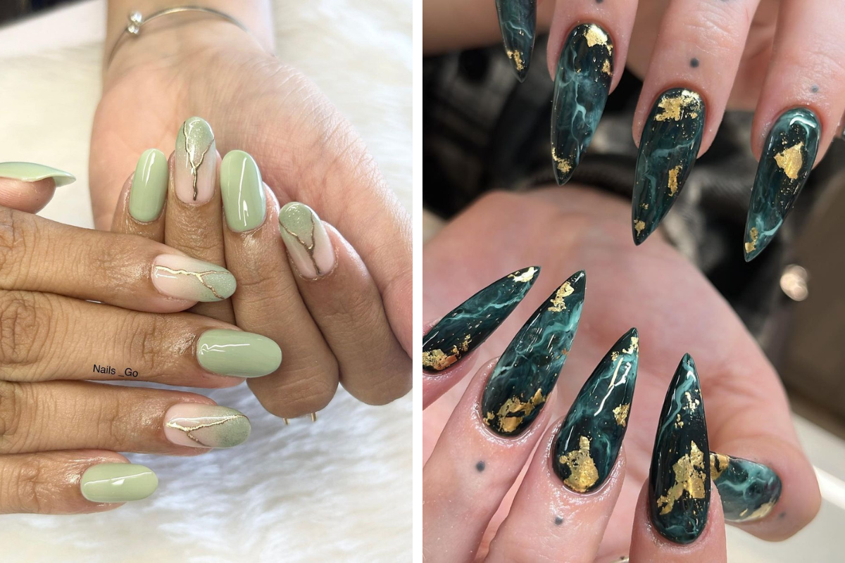 8 Trendy and Cute Green Nail Designs To Try Out This Summer 2023