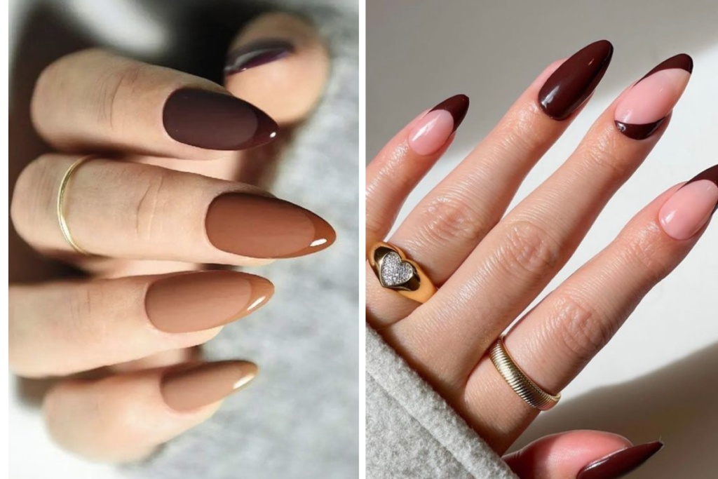 Neutral Brown Nail Designs for Short Nails - wide 1