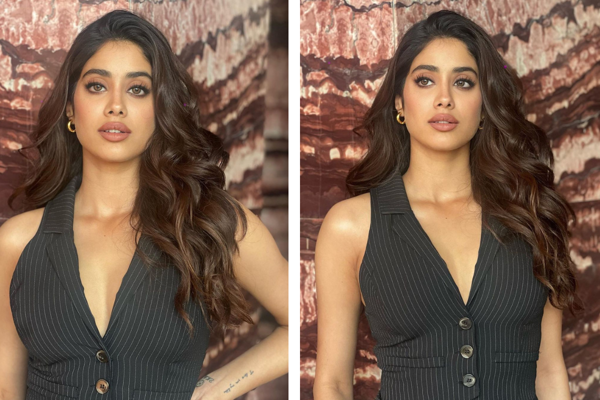 Janhvi Kapoor's Sultry Look With Nude Makeup is Totally Fire!