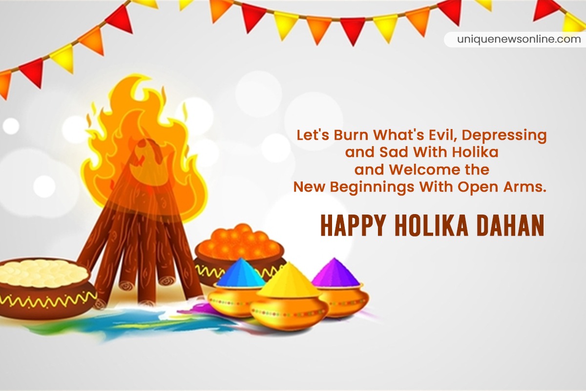 Holika Dahan 2023 Greetings, Quotes, Images, Wishes, Messages, Sayings, and Banners