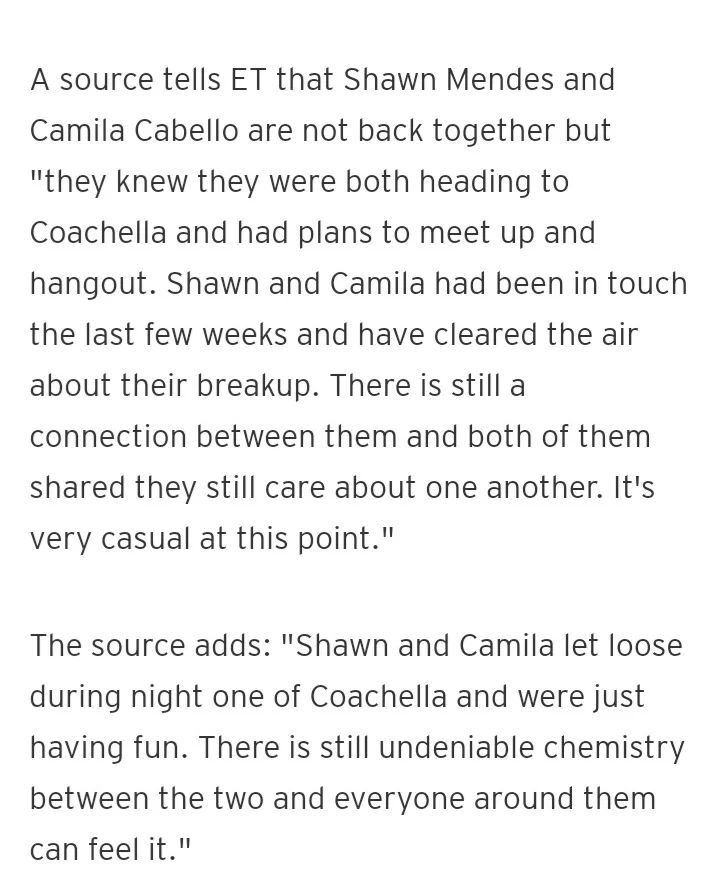 Shawn Mendes and Camila Cabello Breakup
