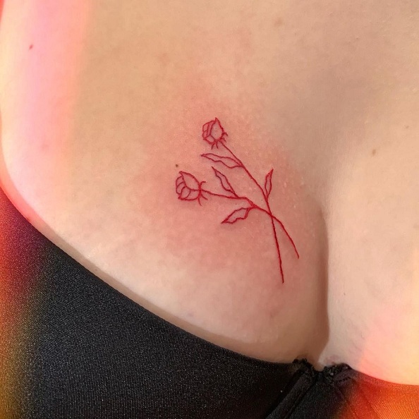 Sweet Breast Tattoo Designs for Women