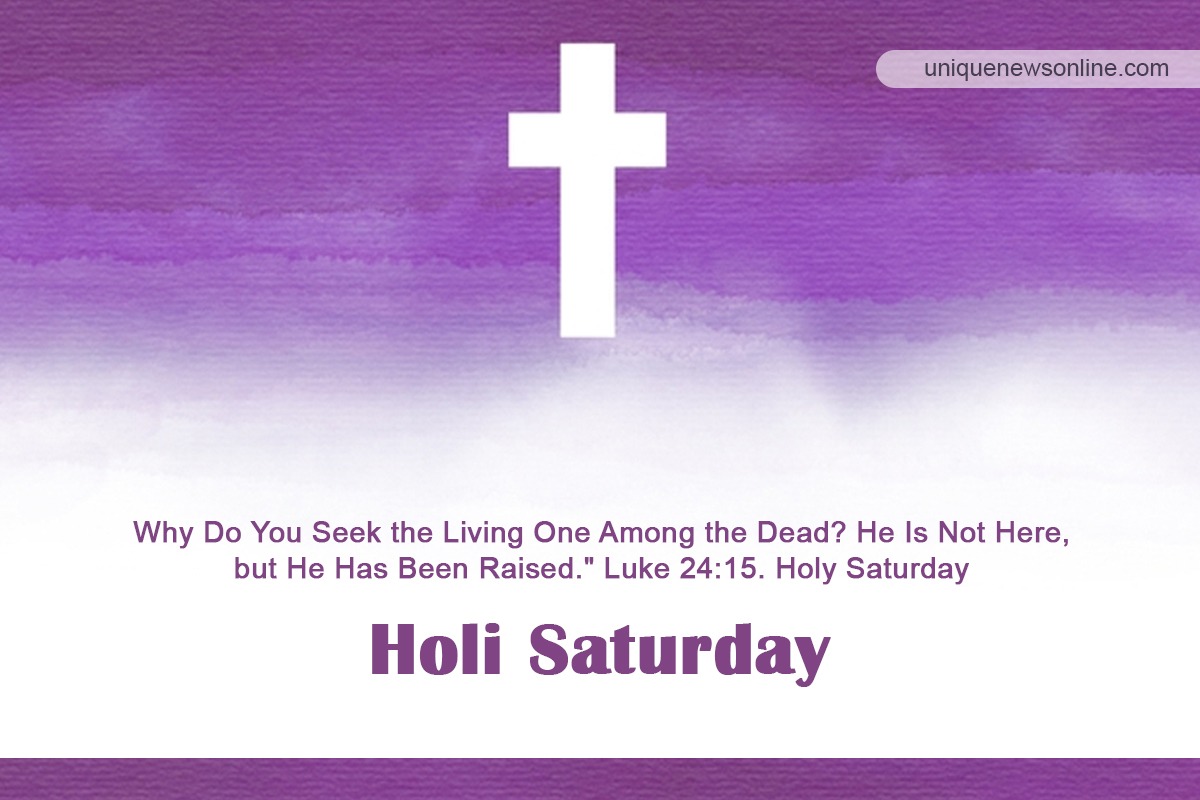 Holy Saturday 2023 Quotes, Images, Messages, Greetings, Wishes ...