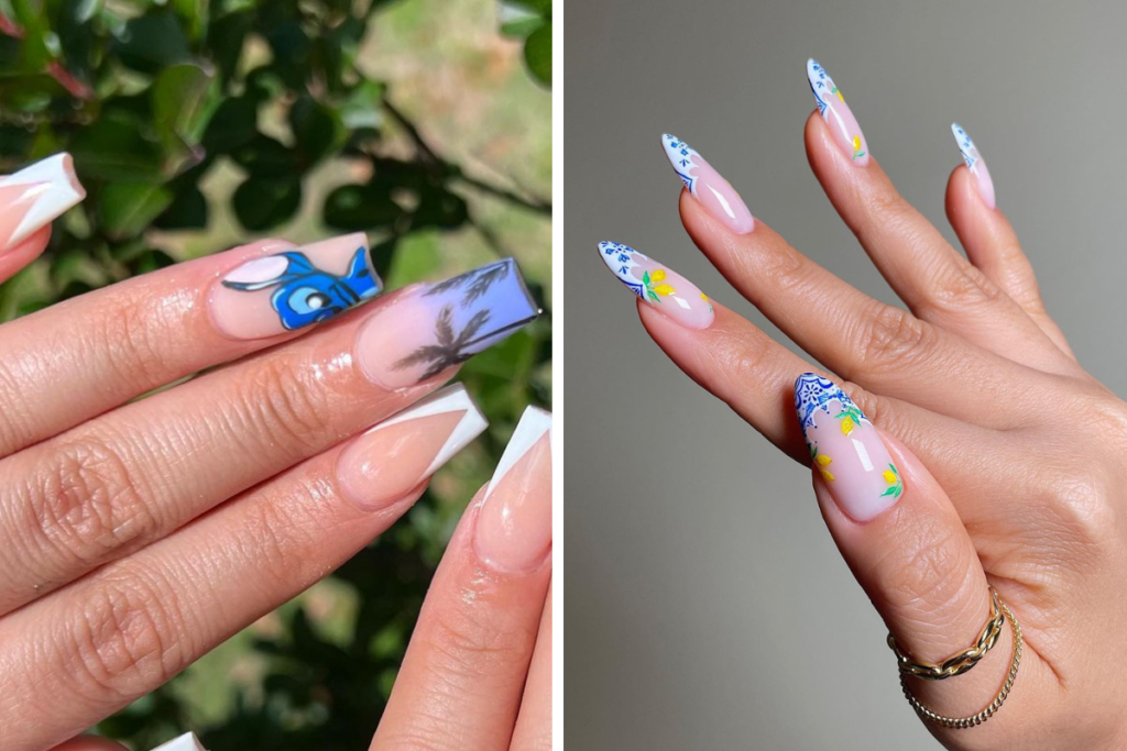 4. Seashell nail designs for a tropical look - wide 1