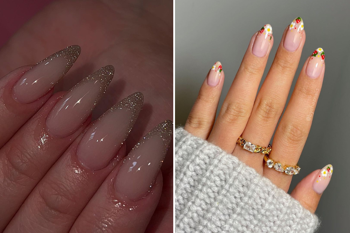 3. 30+ French Tip Nail Designs - Styletic - wide 5