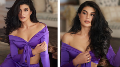 Jacqueline Fernandez Gives Off Main Character Energy In Her Bo*ld Purple Co-ord