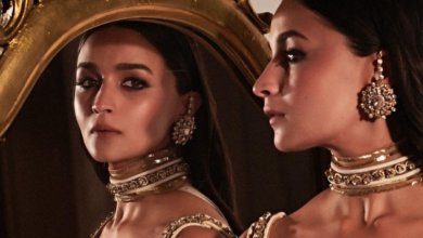 Alia Bhatt Stole The Show In Her Beautifully Carved Bo*ld Gold Body-Hugging Gown