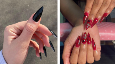 7 Stiletto Nail Designs To Get For An Edgy Look In 2023