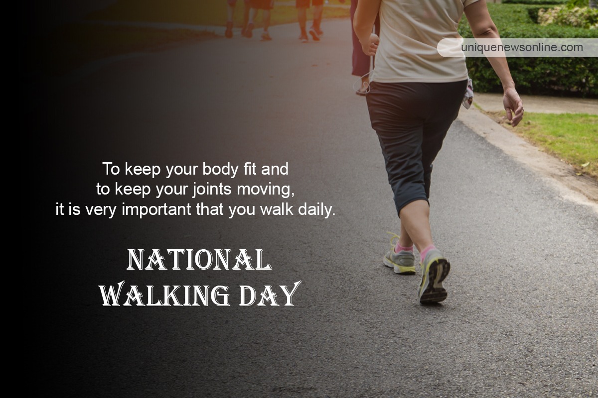 National Walking Day 2023 Quotes, Images, Messages, Greetings, Sayings, Wishes, and Slogans