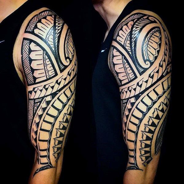 Hawaiian Sleeve Tattoo
