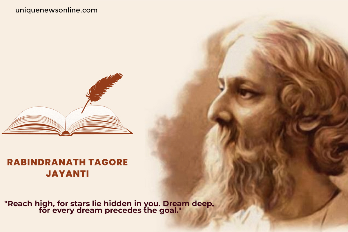 Rabindranath Tagore Jayanti 2023 Wishes, Quotes, Images, Messages, Greetings, Posters, Banners, Sayings and Shayari