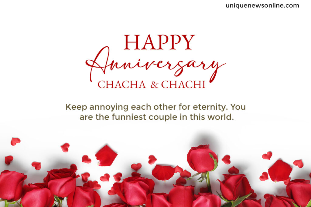 Wishing you both a very happy anniversary. May your love continue to flourish for many more years to come.