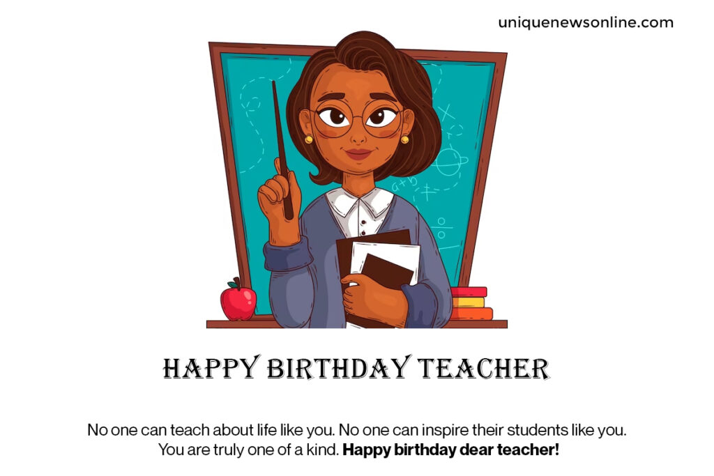 Happy birthday to a teacher who goes the extra mile to make learning meaningful and enjoyable. Your dedication is truly commendable.