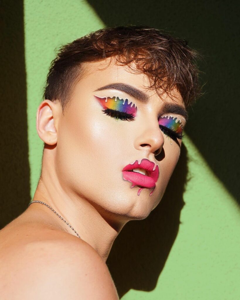 3d Effect Pride Makeup