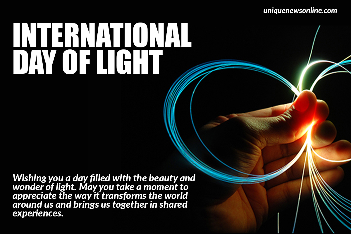 International Day of Light 2023 Theme, Quotes, Images, Slogans, Messages, Posters, Greetings, Wishes, Banners, and Sayings