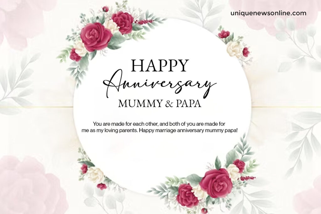 Congratulations on completing another year of love, companionship, and laughter. Happy anniversary, dear parents! Here's to many more years of happiness together.
