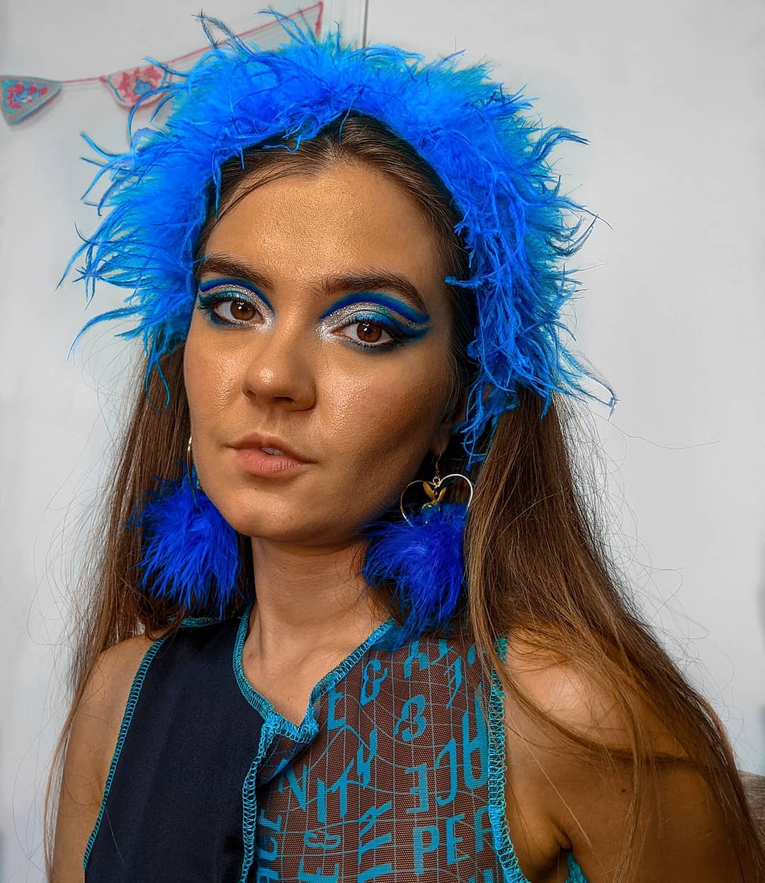 Blue Based Rave Makeup Looks
