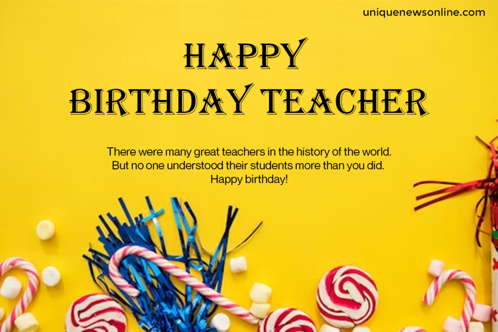 Birthday messages for teacher