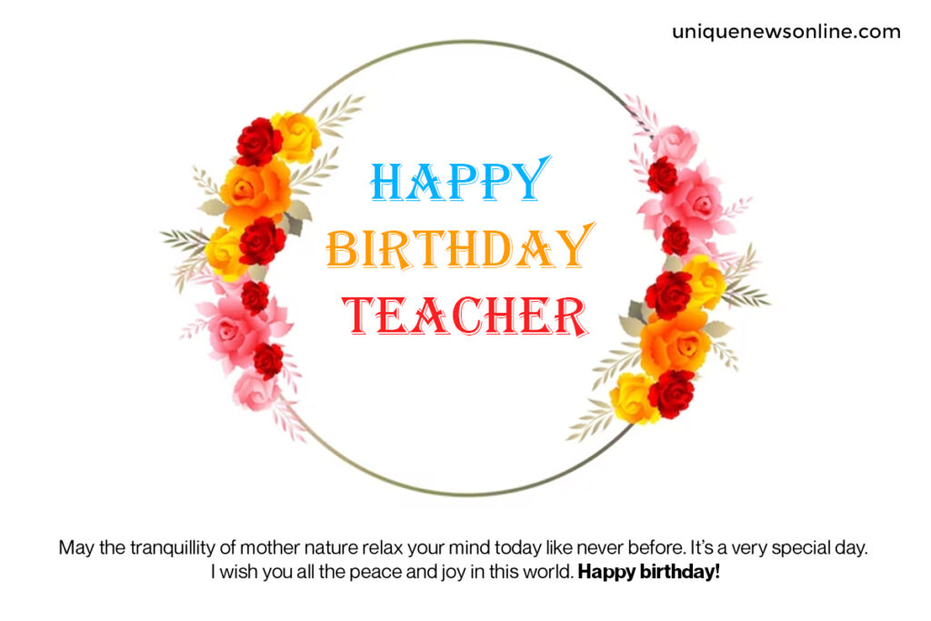 Wishing a phenomenal teacher a very happy birthday! Your dedication to continuous growth and improvement sets a remarkable example for your students.