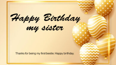 100+ Heart Touching Birthday Wishes for Sister