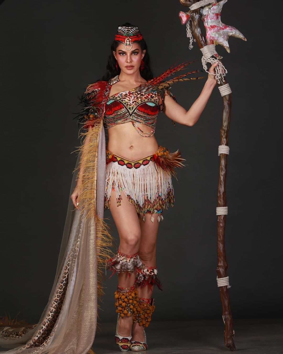 Jacqueline Fernandez Tribal Outfit