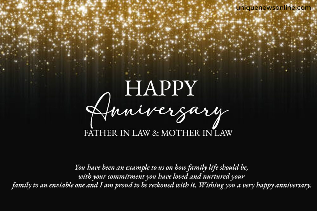 Wedding Anniversary Wishes for Mother-in-Law and Father-in-law
