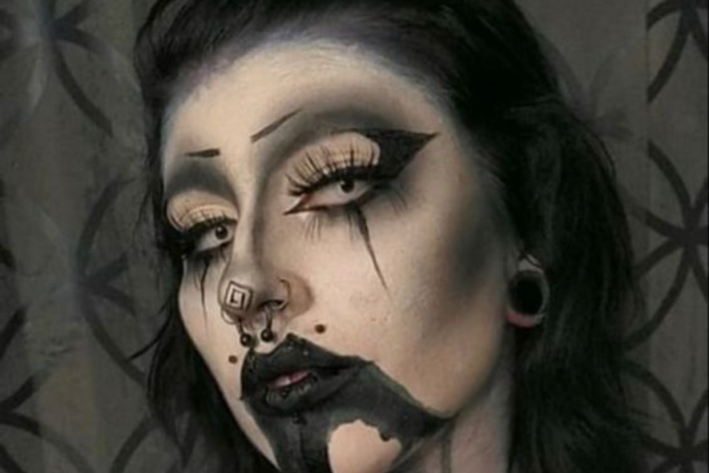 Artistic Trad Goth Makeup