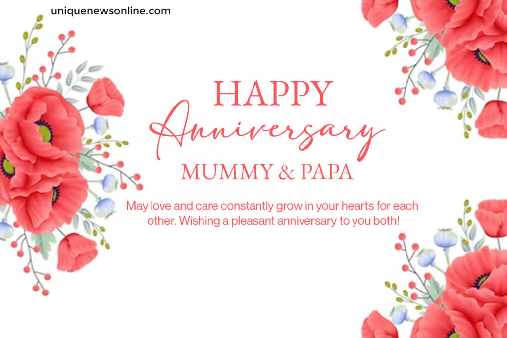 Happy Anniversary Mummy & Papa Wishes