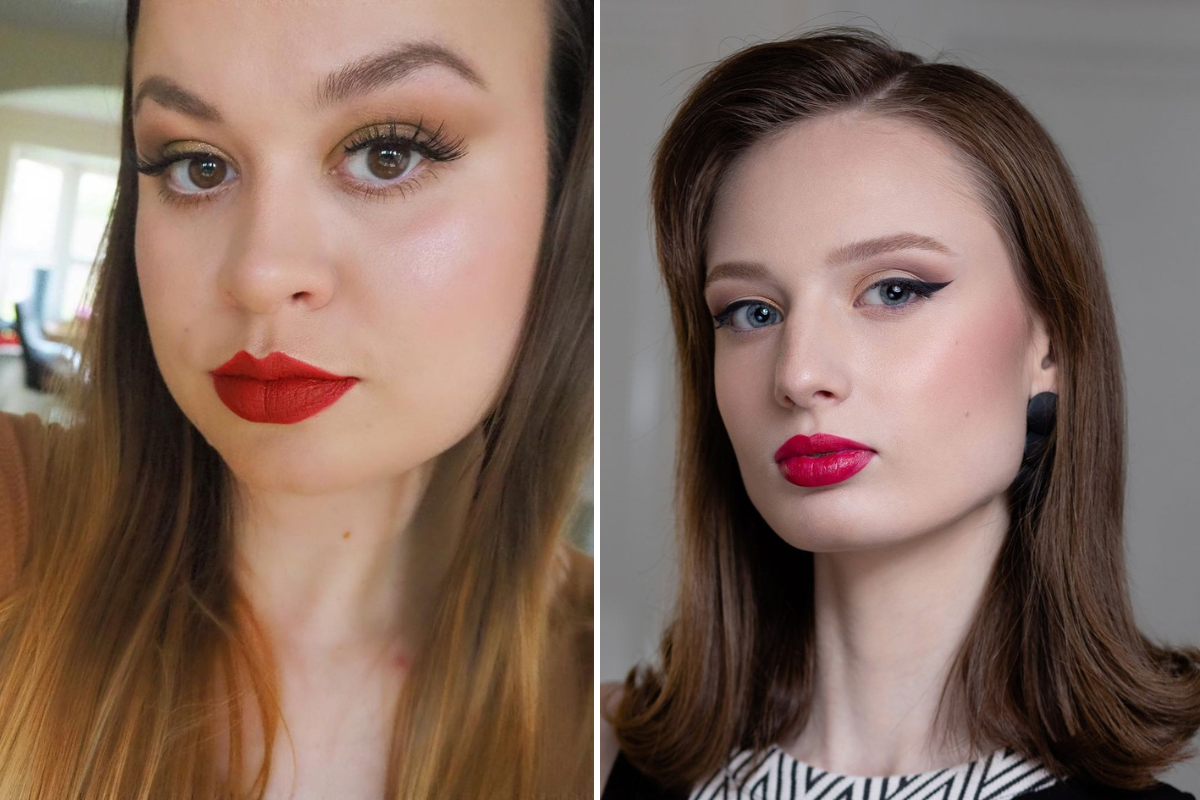 10 Stunning Natural Makeup With Red Lip Ideas (2023)