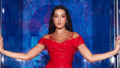 IIFA 2023: Nora Fatehi In Her Red Latex Nicolas Jebran Dress Is A Sight To Behold!