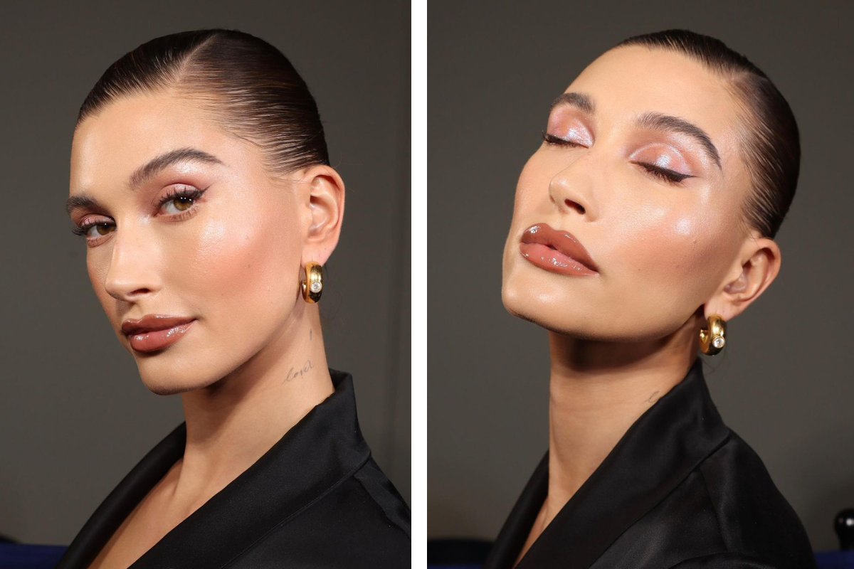Hailey Bieber Gives Off The Perfect Glazed Makeup Look For The Summer!
