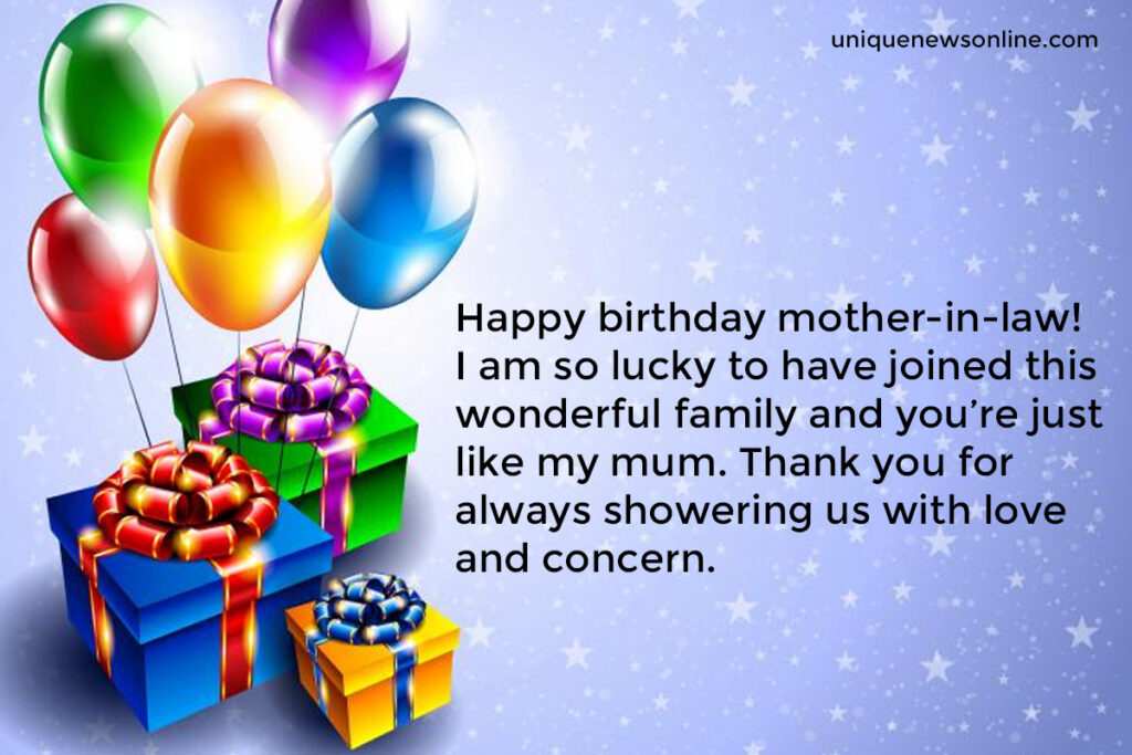 Happy Birthday Wishes for  Mother-in-Law