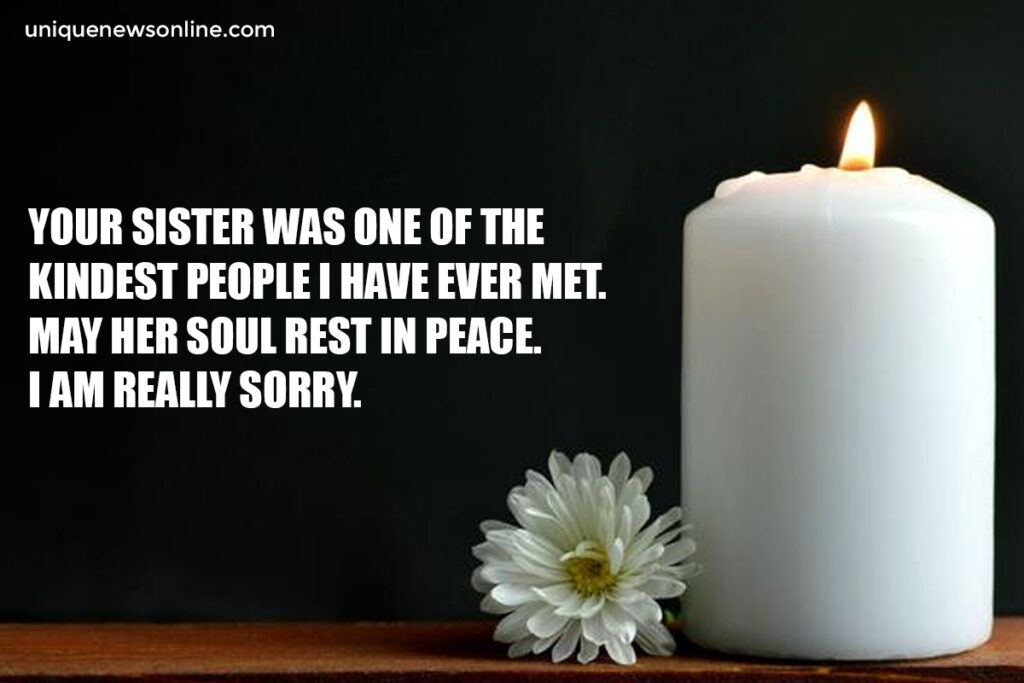 Top Heartfelt Condolence Messages for the Loss of Sister