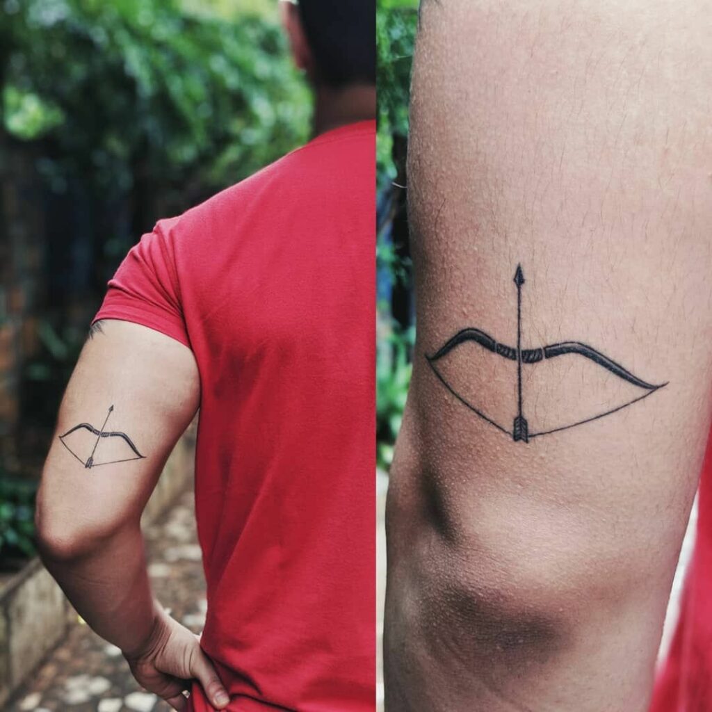 Ranveer Allahbadia Arrow Tattoo Meaning