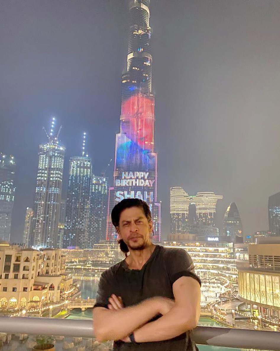 SRK Birthday Burj Khalifa