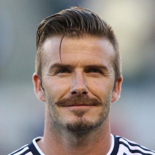 Short Faded Beard - David Beckham