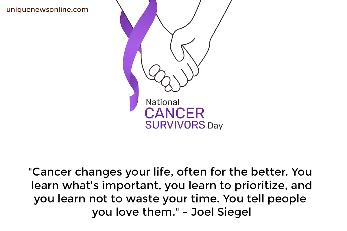 National Cancer Survivor’s Day In The United States 2023: Quotes, Images, Slogans, Posters, Banners, Messages, Cliparts, and Captions
