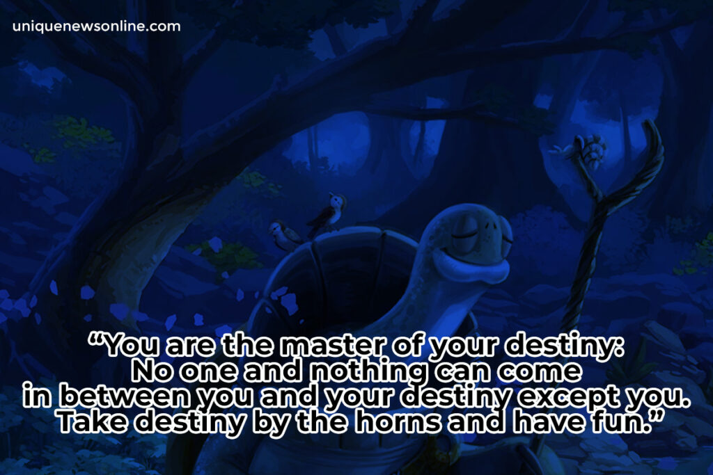"To make something special, you just have to believe it's special."  - Master Oogway Quotes