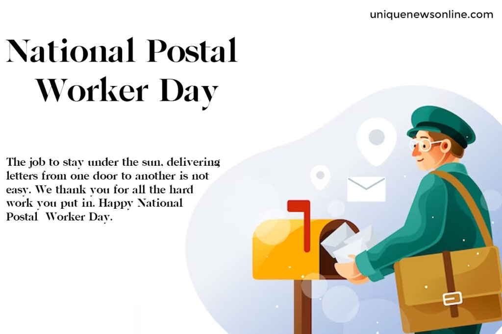 National Postal Worker Day Wishes