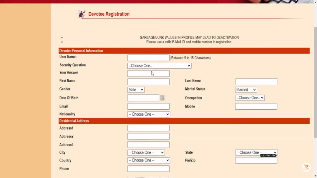 Mata Vaishno Devi Ticket Registration Process