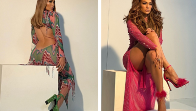 Jennifer Lopez Stuns In Her Backless Monotoned Outfit Attracting Gaze!