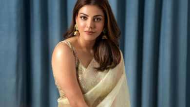 Kajal Aggarwal Gracefully Oozes 'Desi Girl' Vibes In Her New Subtle Shaded Saree