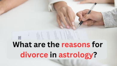 What are the reasons for divorce in astrology?