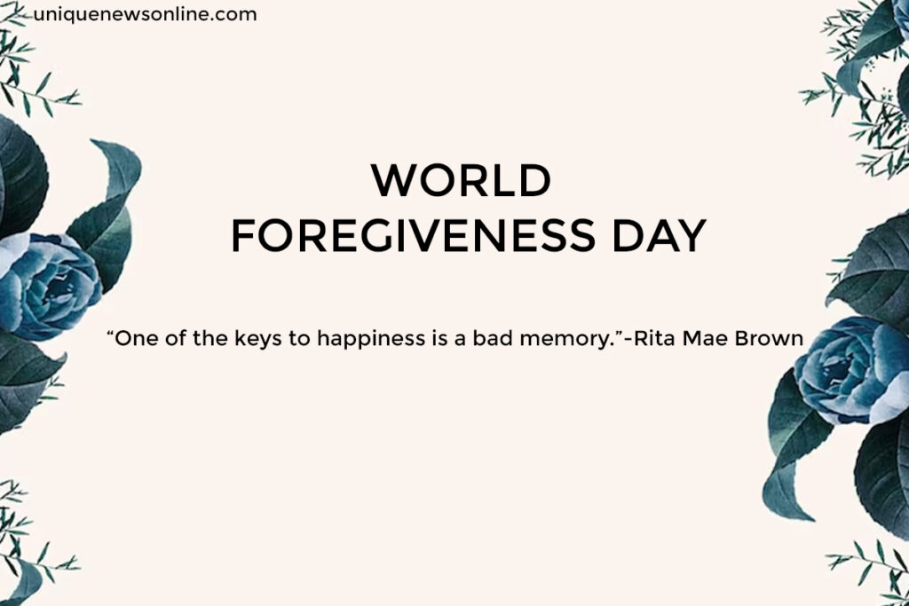 Forgiveness is the bridge that connects hearts and mends broken bonds. Wishing you a day of forgiveness, understanding, and healing on this Global Forgiveness Day.