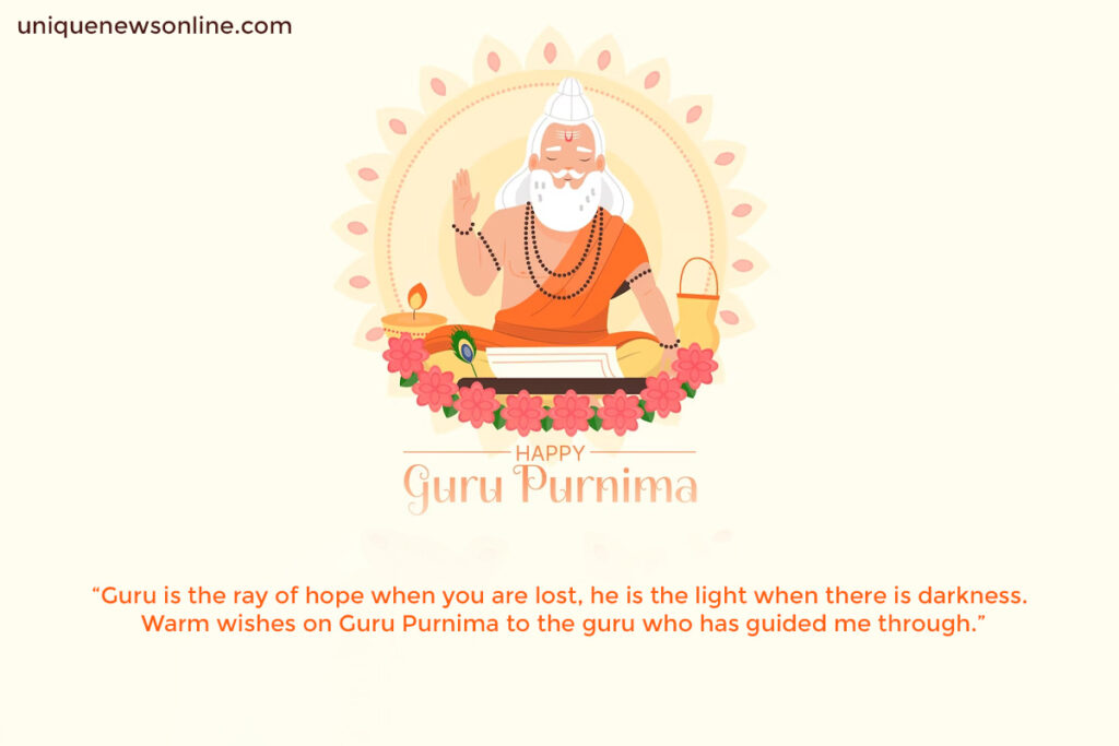 Today, I acknowledge and appreciate the profound impact my Guru has had on my life. Thank you for guiding me towards self-realization and inner peace. Happy Guru Purnima!