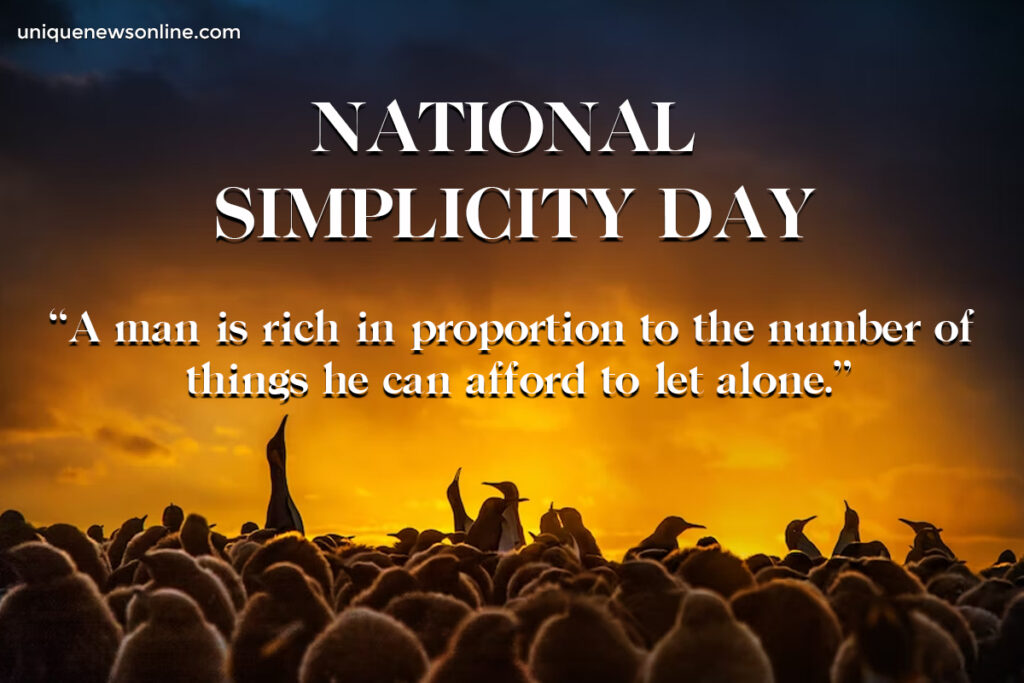 National Simplicity Day Slogans