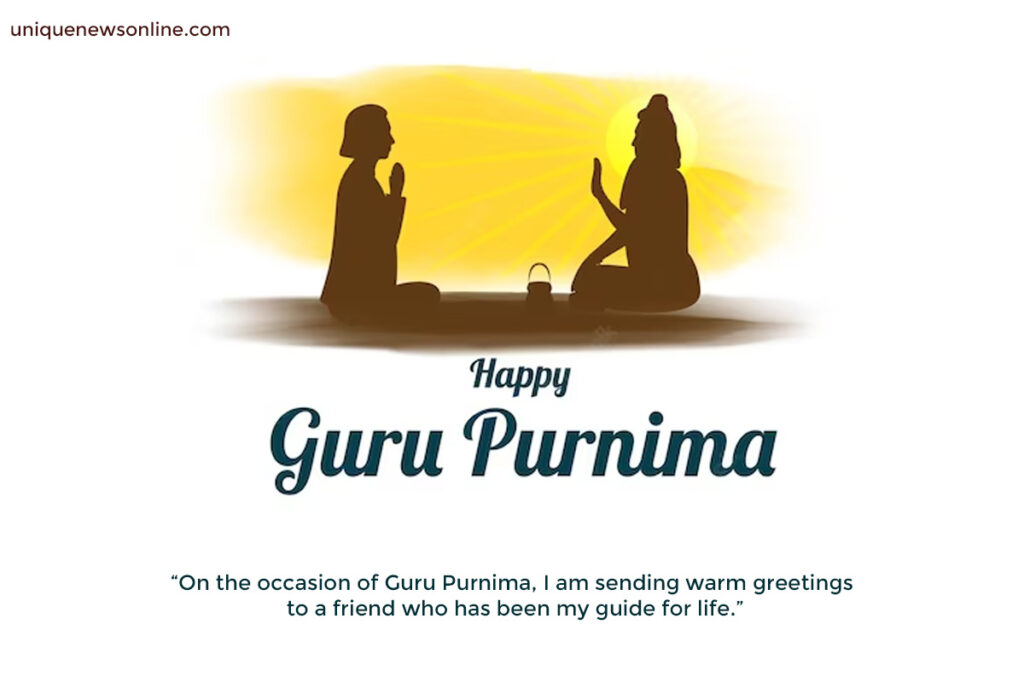 On this auspicious occasion, let us rededicate ourselves to the path of knowledge and seek the guidance of our Gurus to lead a purposeful and meaningful life. Happy Guru Purnima!