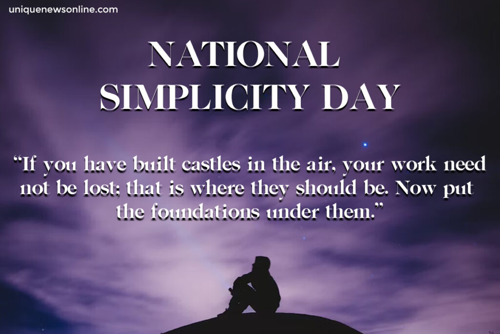 National Simplicity Day Messages