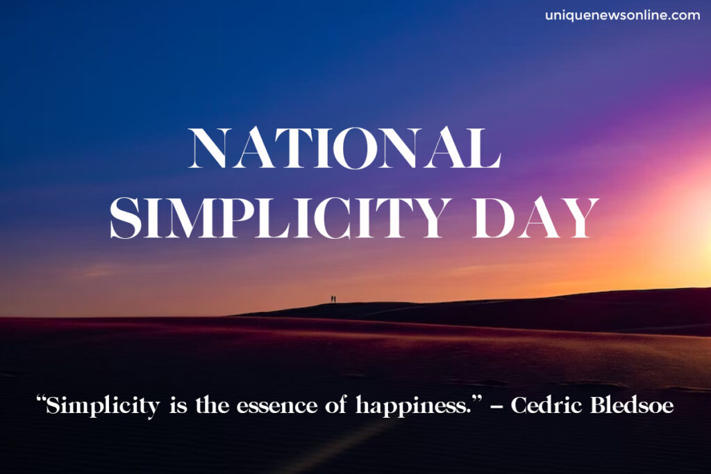 National Simplicity Day Messages