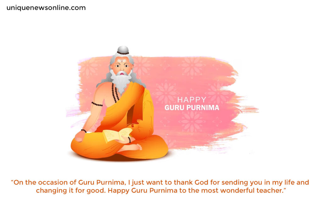 On this special day, I bow down to my Guru and thank you for imparting wisdom, compassion, and enlightenment. Happy Guru Purnima!